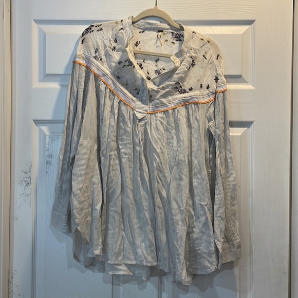 Free People Hearts & Colors Tunic Blouse S - Picture 2 of 8